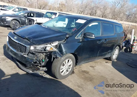 2017 Kia Sedona Lx from USA, damaged, VIN KNDMB5C14H6283752